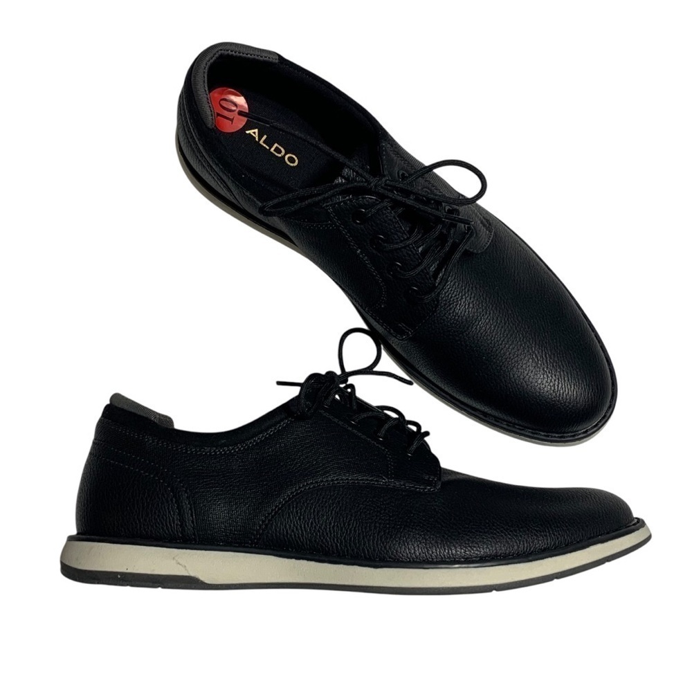 Aldo Black Faux Leather Shoes
